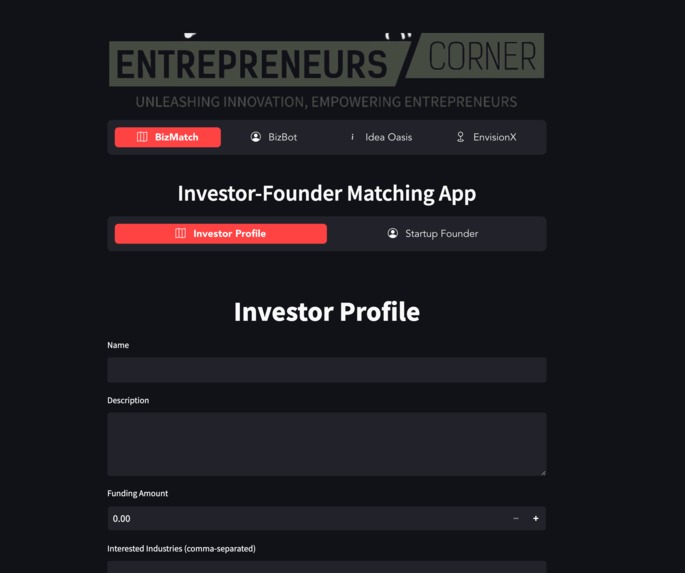 Entrepreneurs-Corner – screenshot 1