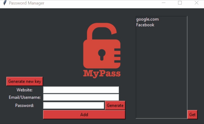Password Manager – screenshot 1