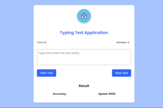 Typing-Test-JS-App