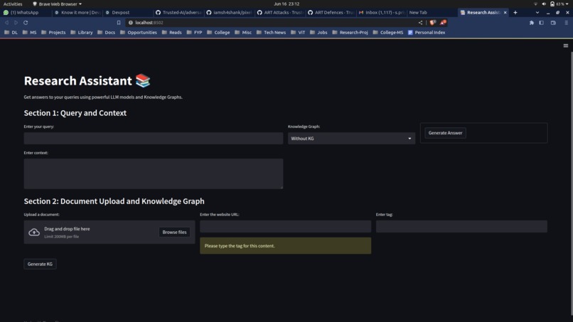Research Assistant – screenshot 1