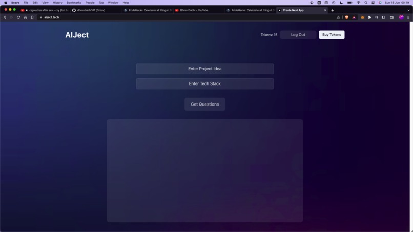 AIJect – screenshot 2
