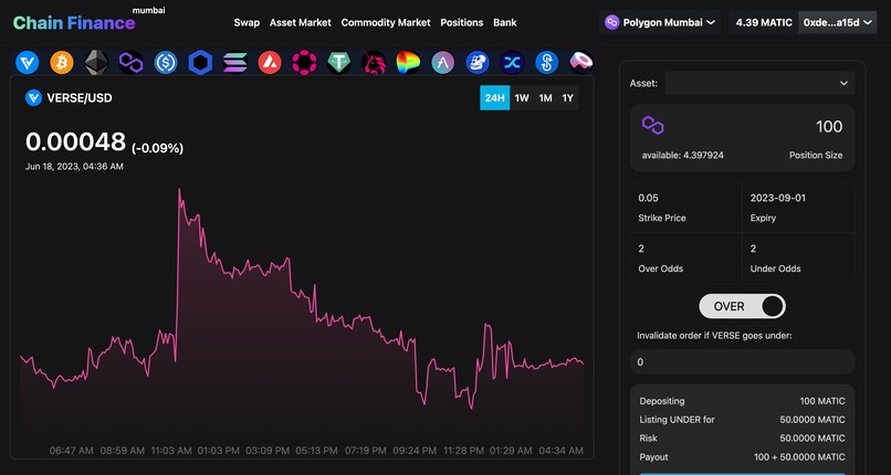 ChainFinance – screenshot 2