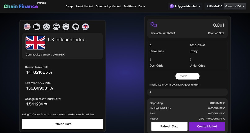ChainFinance – screenshot 3