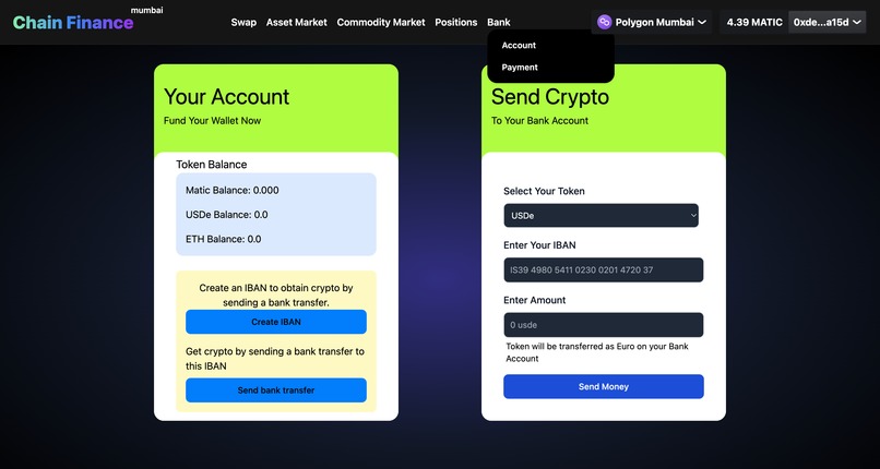ChainFinance – screenshot 4