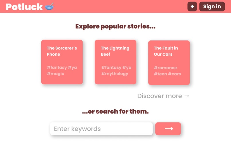 Potluck – screenshot 1