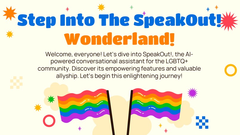 SpeakOut! The LGBTQ+ AI Conversational Advocate! – screenshot 2