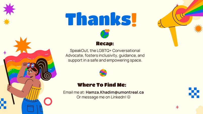 SpeakOut! The LGBTQ+ AI Conversational Advocate! – screenshot 7