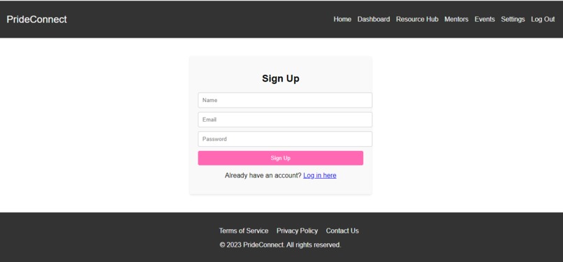 PrideConnect – screenshot 1