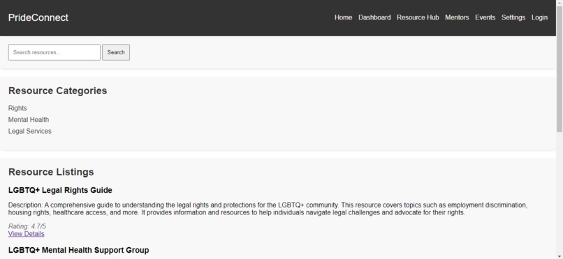 PrideConnect – screenshot 2