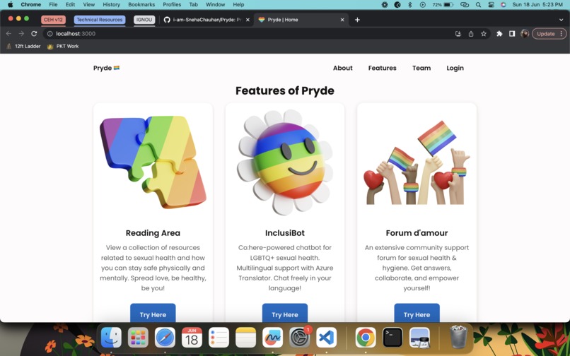 Pryde Health – screenshot 2