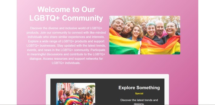 PrideHubHacks – screenshot 1