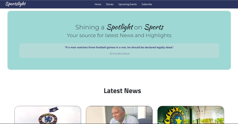 Sportslight – screenshot 1