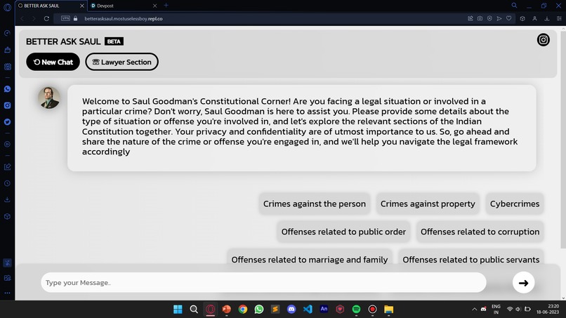 BETTER ASK SAUL⚖️✨ [Legal ChatBot] – screenshot 2