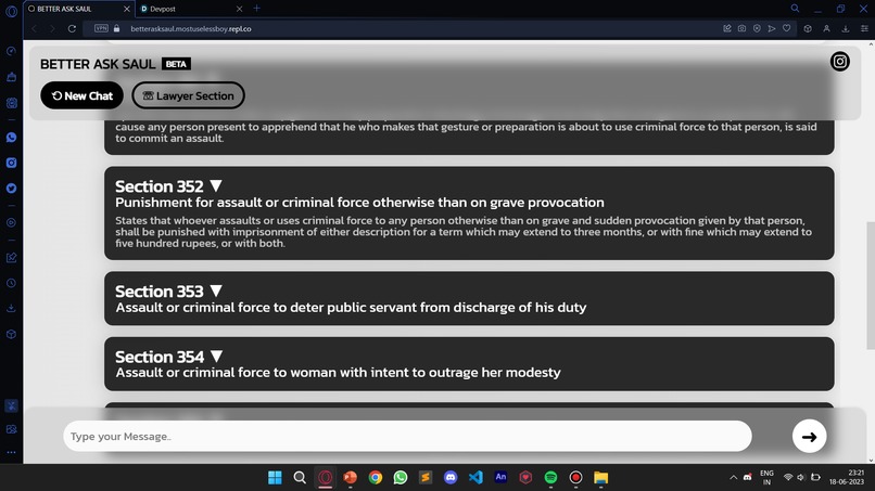 BETTER ASK SAUL⚖️✨ [Legal ChatBot] – screenshot 4