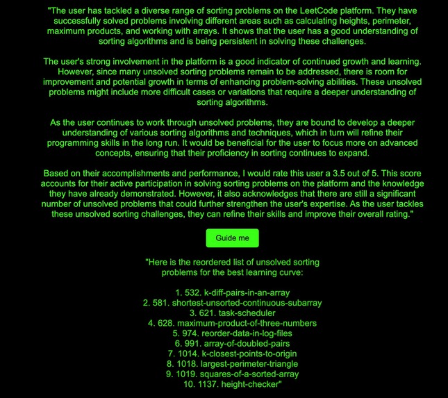 LeetMyCode – screenshot 2