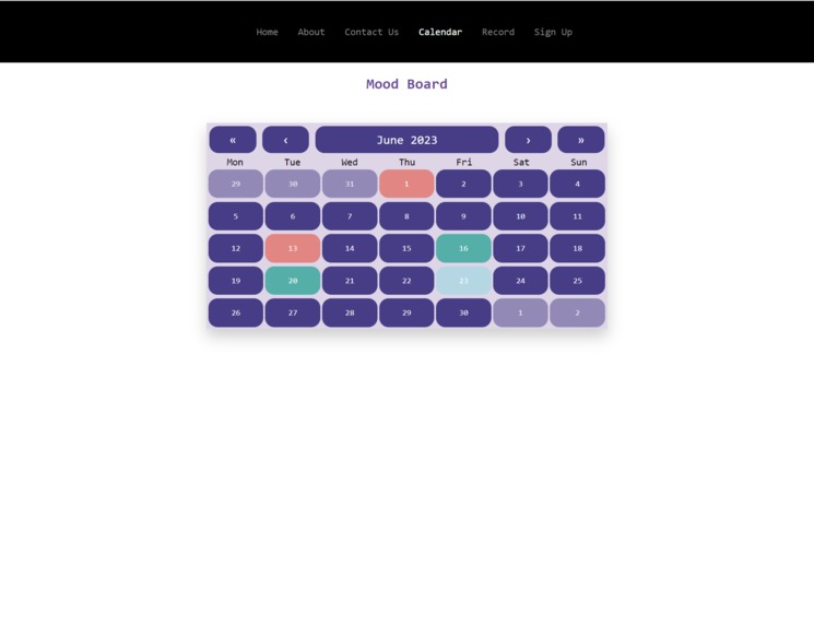 MoodDiary – screenshot 1