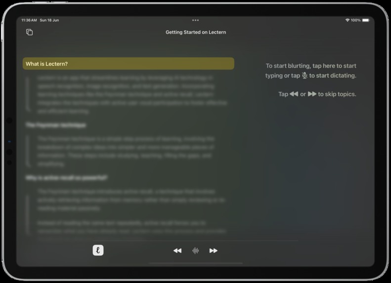 Lectern - Revolutionizing education with AI – screenshot 2