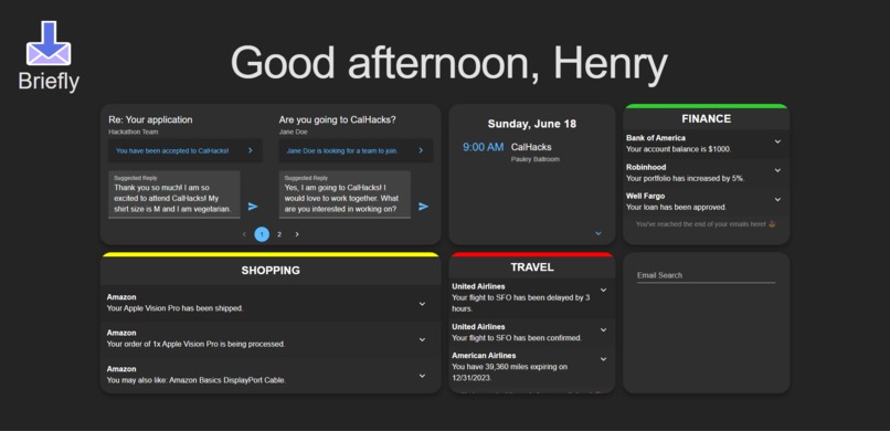 Briefly - Your friendly email assistant! – screenshot 1