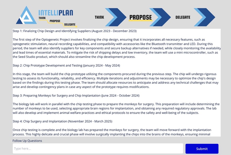 IntelliPlan : Smart Project Assistant – screenshot 4