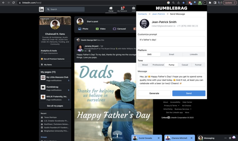 Humblebrag – screenshot 2
