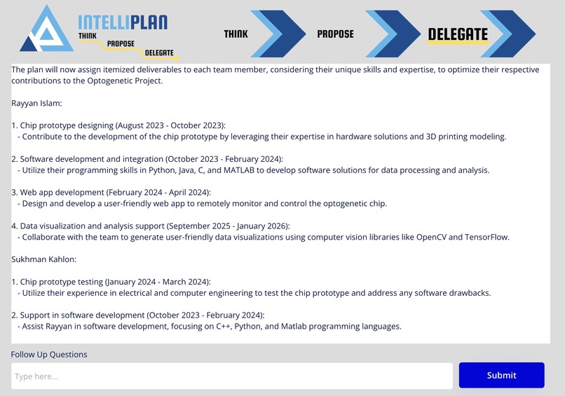 IntelliPlan : Smart Project Assistant – screenshot 6