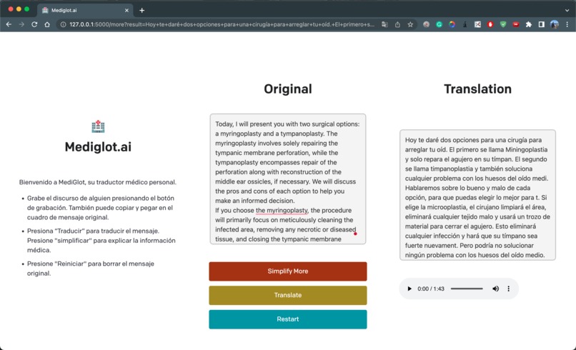 MediGlot.ai – screenshot 1
