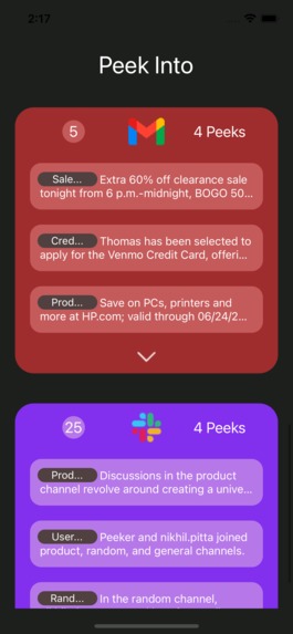 Peek – screenshot 3