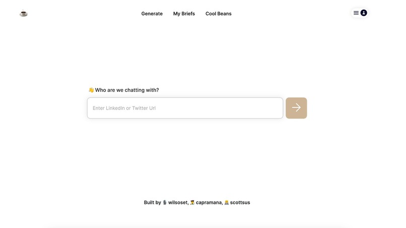 CoffeeChatAI – screenshot 1