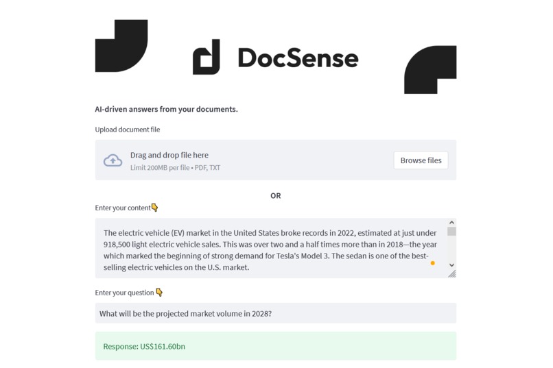 DocSense – screenshot 1
