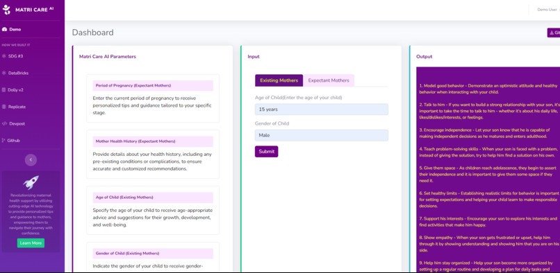 Matri Care AI – screenshot 1