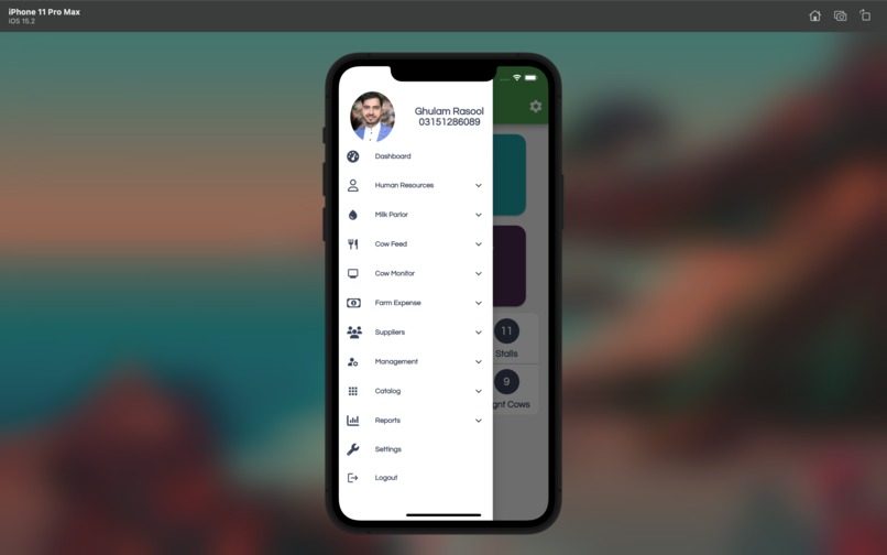 Dairy Farm Management System (DFMS) – screenshot 3