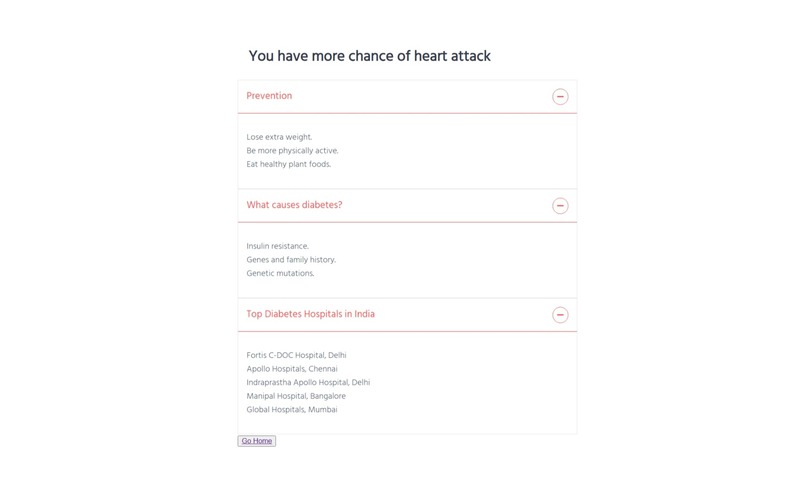 Healthforecast – screenshot 2