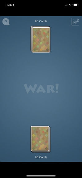 War Card Game – screenshot 2