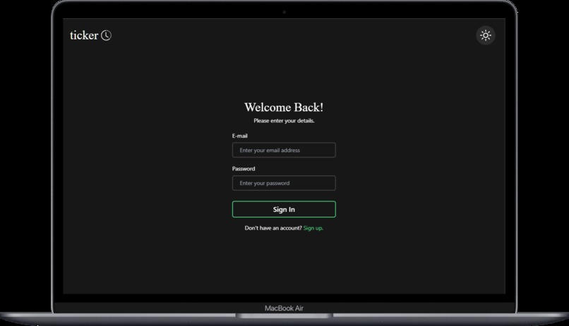 Ticker – screenshot 1
