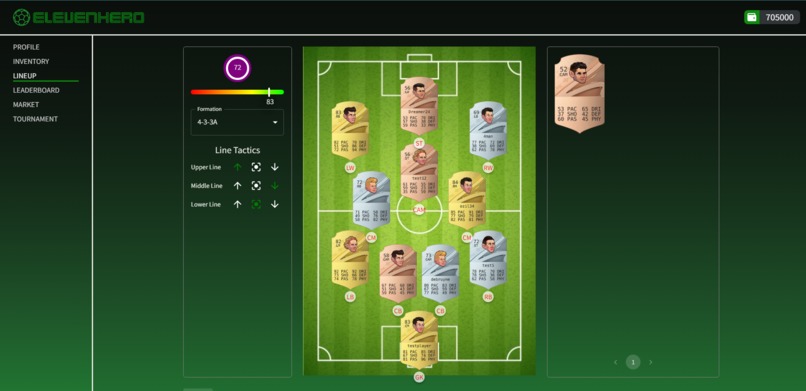   Football Manager Game with Unique NFT Integration – screenshot 5