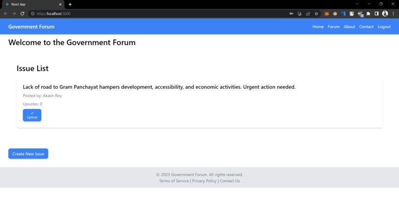Government Community Forum – screenshot 1