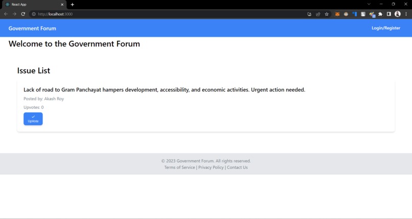 Government Community Forum – screenshot 2