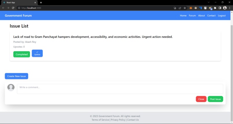 Government Community Forum – screenshot 3