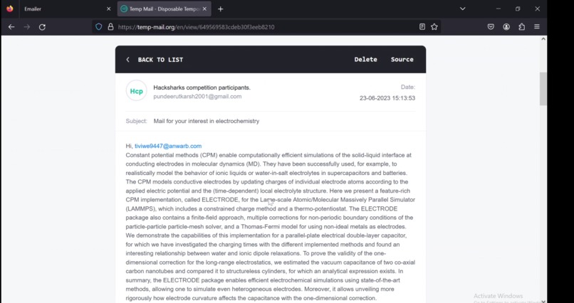 Paper Emailer – screenshot 2