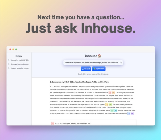Inhouse – screenshot 1