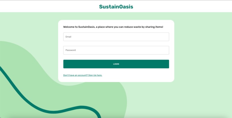 SustainOasis - Where we can reduce waste by sharing items – screenshot 2