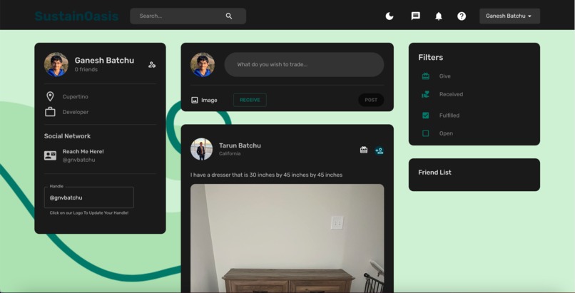 SustainOasis - Where we can reduce waste by sharing items – screenshot 3