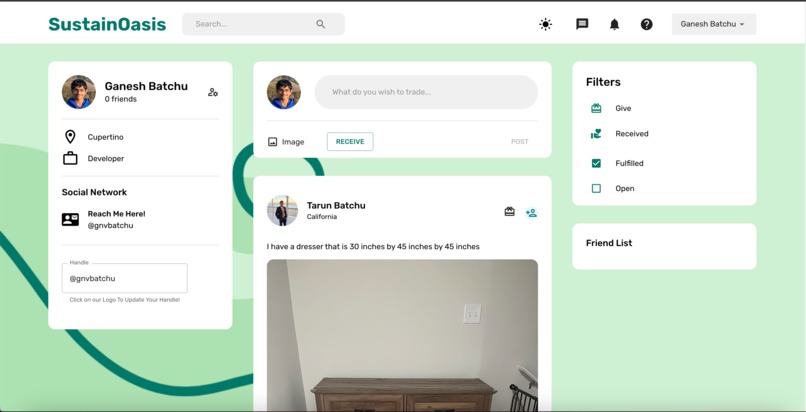 SustainOasis - Where we can reduce waste by sharing items – screenshot 4