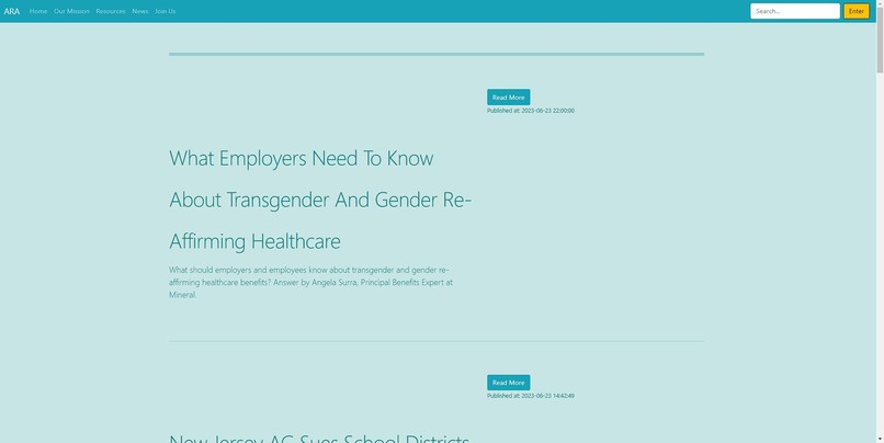 Trans-Friendly-NewsWebApp – screenshot 2