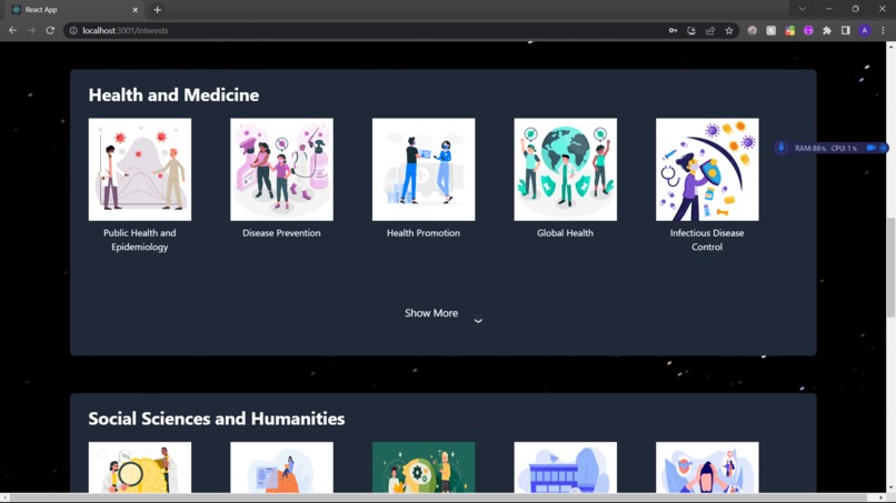 recomendation system – screenshot 8