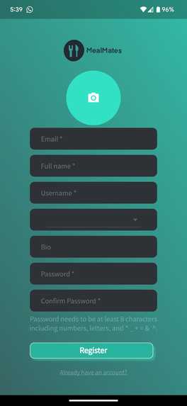 MealMates – screenshot 2