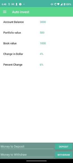 Auto invest – screenshot 8