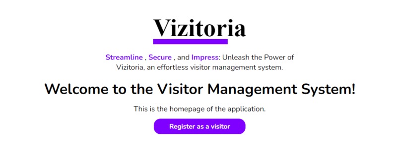 Vizitoria – screenshot 1