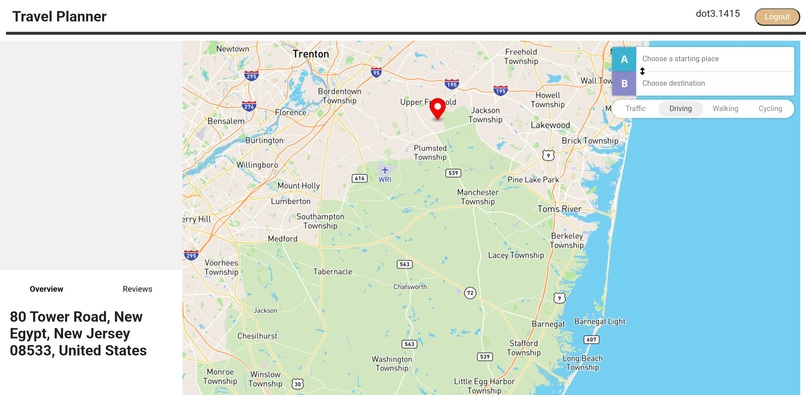 Travel Planner – screenshot 1