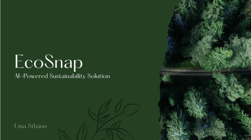 EcoSnap - Sustainability Toolkit for All, powered by AI – screenshot 1